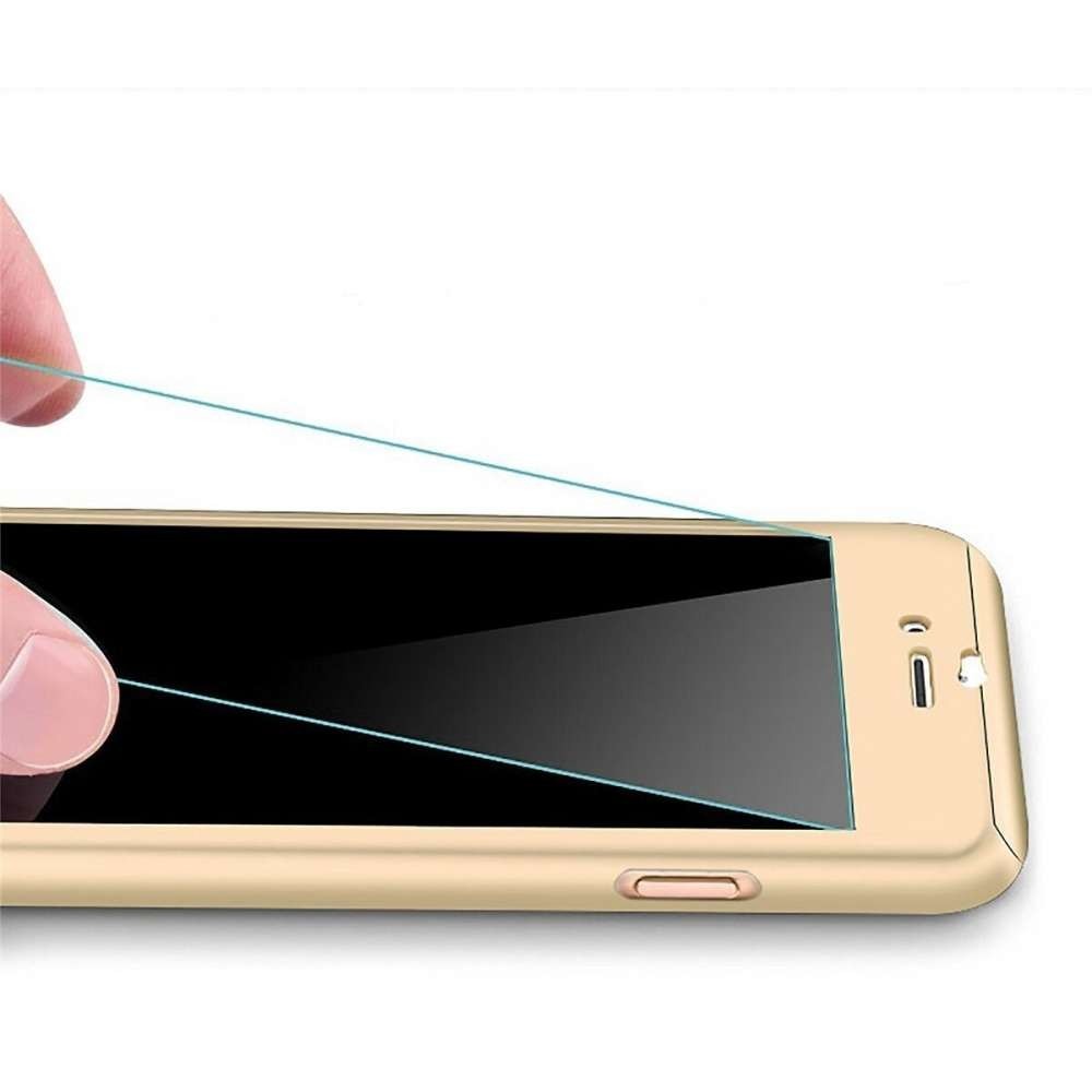 Husa Huawei P Smart Z Full Cover 360 Auriu + Folie de protectie [3]