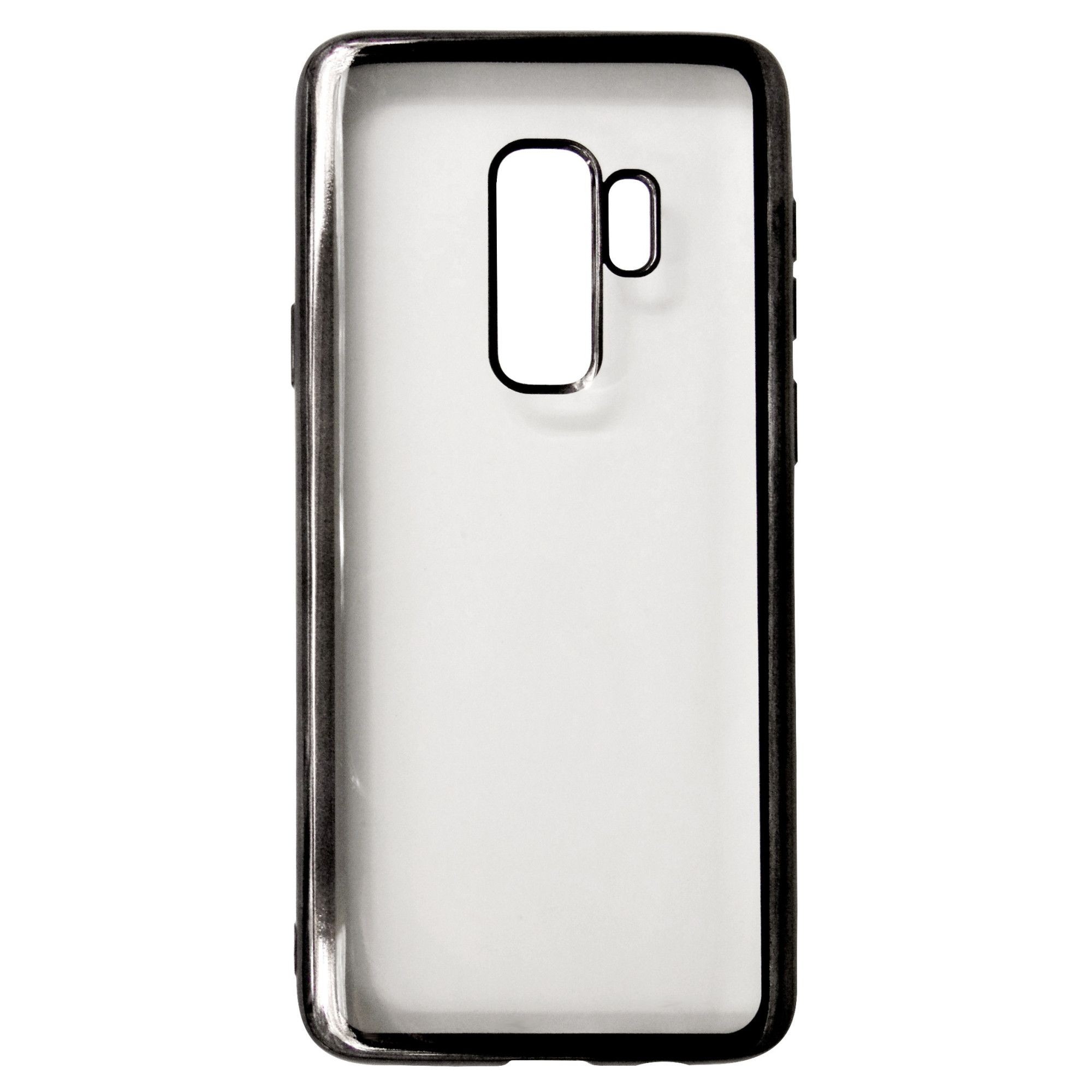 TPU Transparent - Husa Huawei P20 Lite Transparent cu Margini Negre