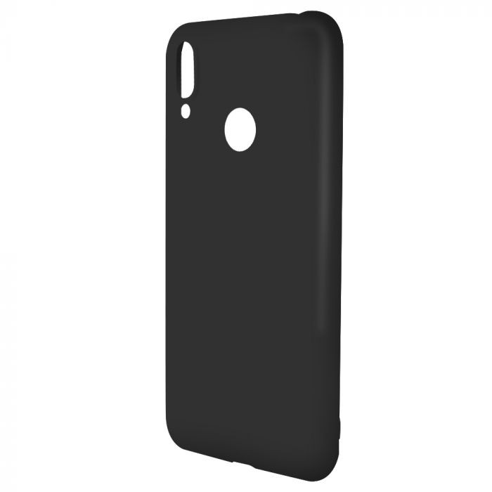 Husa Huawei Y7 2019 Liquid Silicone Case Negru [5]