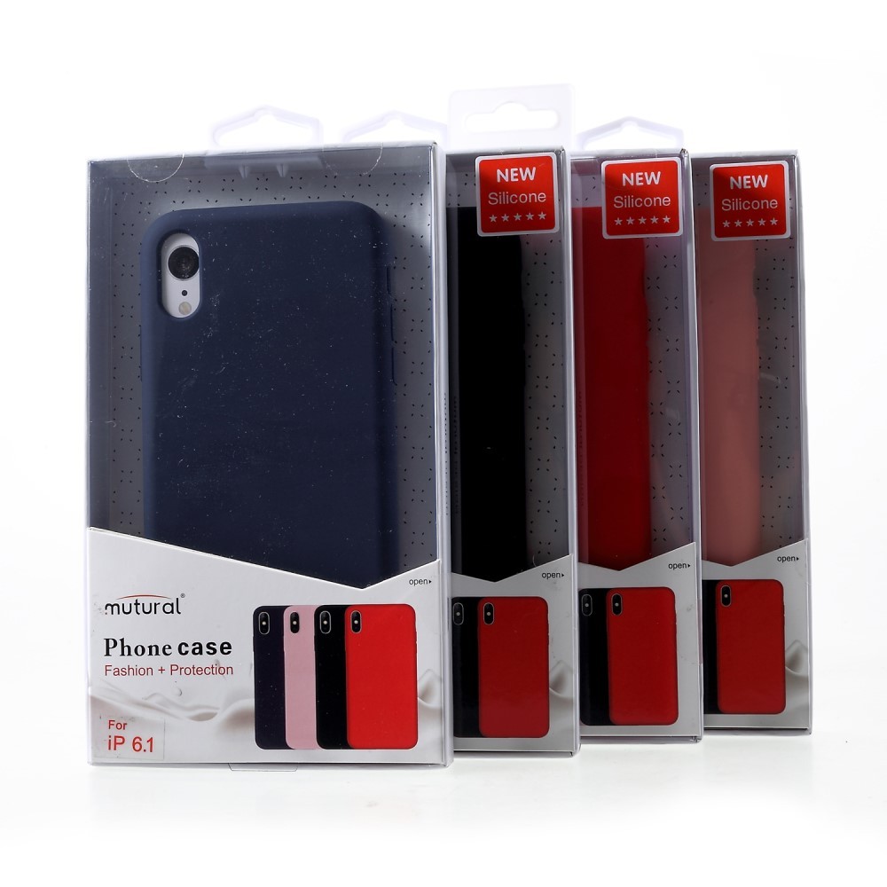 Husa protectie compatibila cu Apple iPhone XR Liquid Silicone Case Rosu [6]