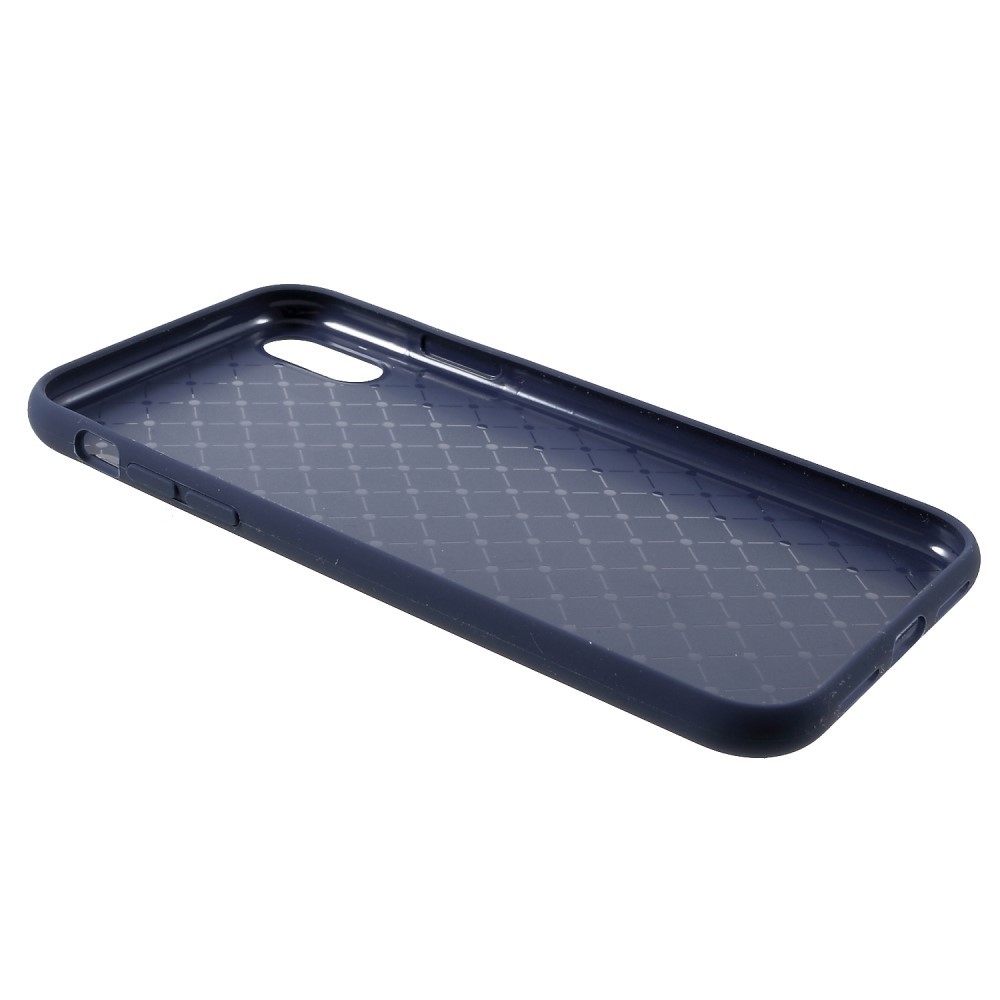 Husa protectie compatibila cu Apple iPhone XR Liquid Silicone Case Albastru inchis [7]