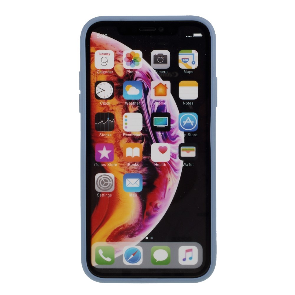 Husa protectie compatibila cu Apple iPhone XR Liquid Silicone Case Albastru inchis [10]