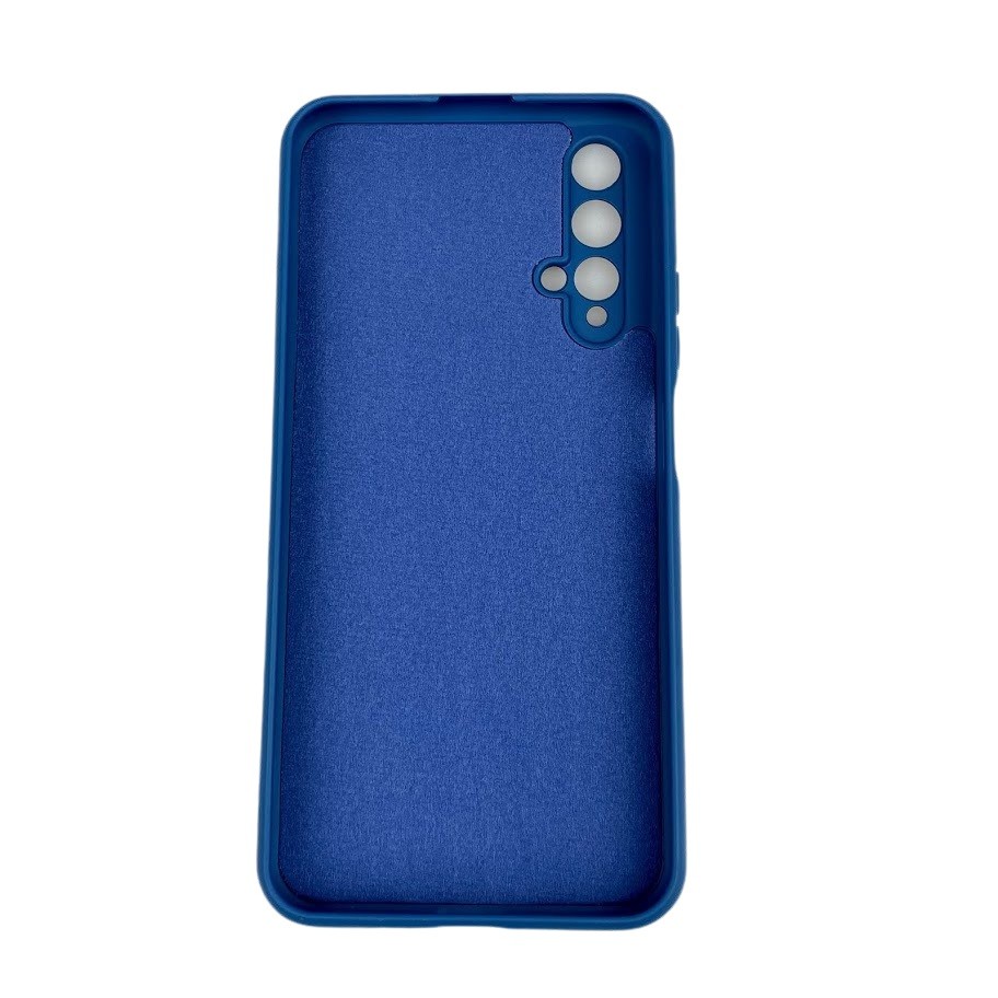 Husa protectie compatibila cu Huawei Nova 5T Liquid Silicone Case Albastru inchis [14]