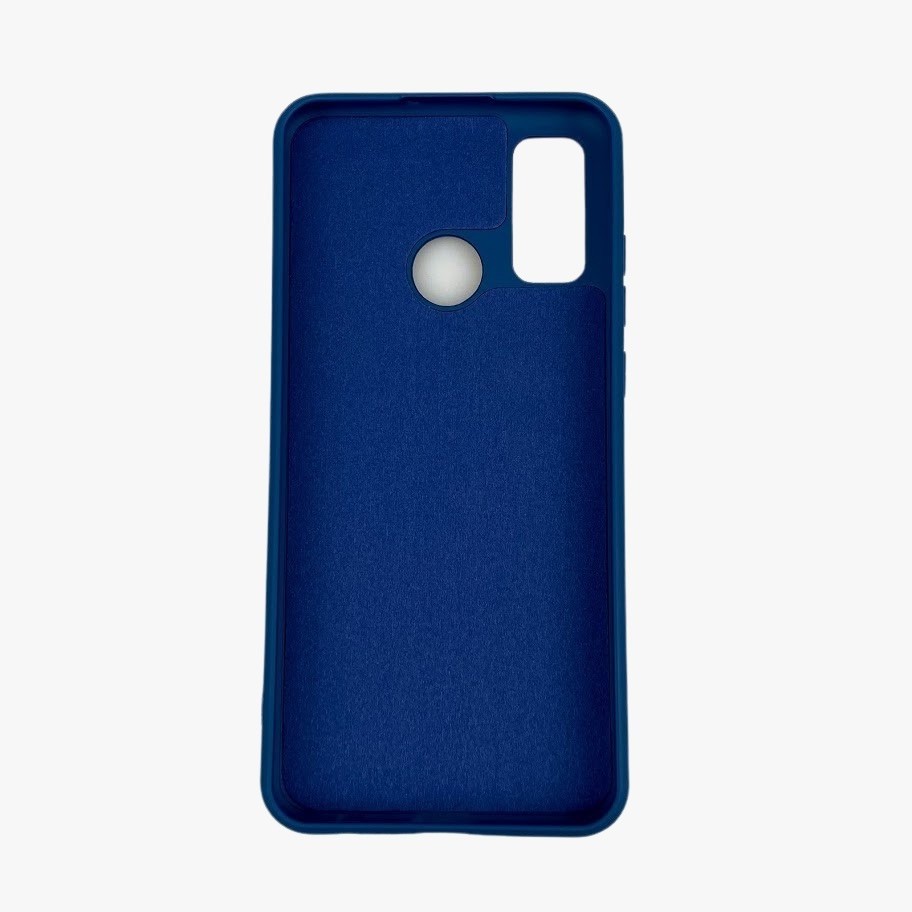 Husa protectie compatibila cu Huawei P Smart 2020 Liquid Silicone Case Albastru inchis [5]