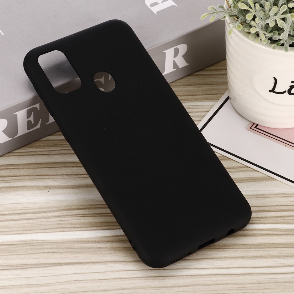 Husa protectie compatibila cu Huawei P Smart 2020 Liquid Silicone Case Negru [5]
