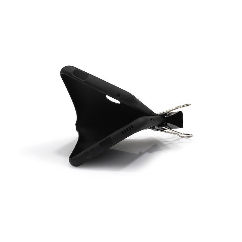 Husa protectie compatibila cu Huawei P Smart Z Liquid Silicone Case Negru [5]