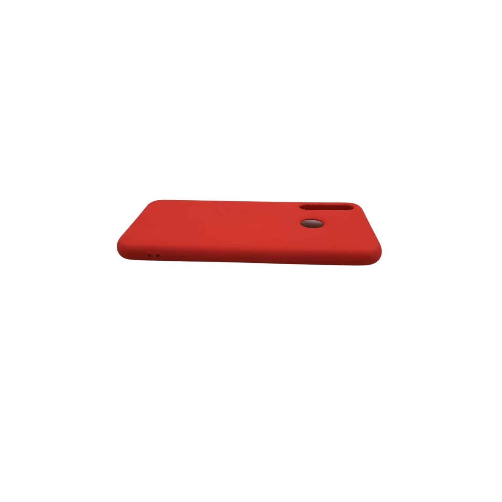 Husa protectie compatibila cu Huawei P40 Lite E Liquid Silicone Case Rosu [7]