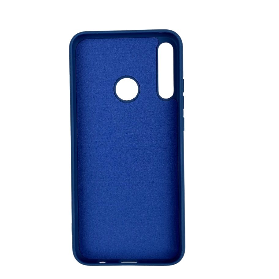Husa protectie compatibila cu Huawei P40 Lite E Liquid Silicone Case Albastru inchis [4]