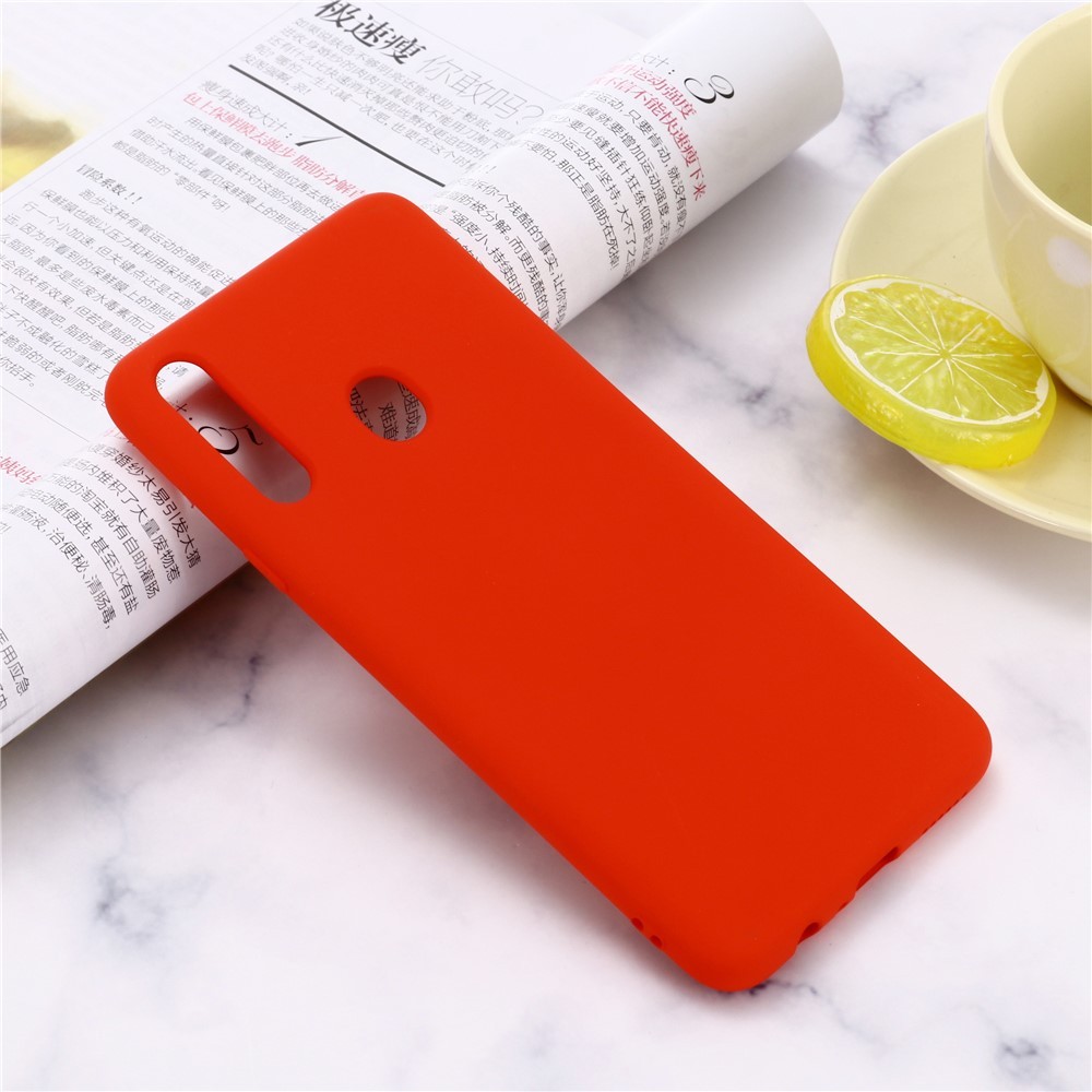 Husa protectie compatibila cu Samsung A20E Liquid Silicone Case Rosu [6]