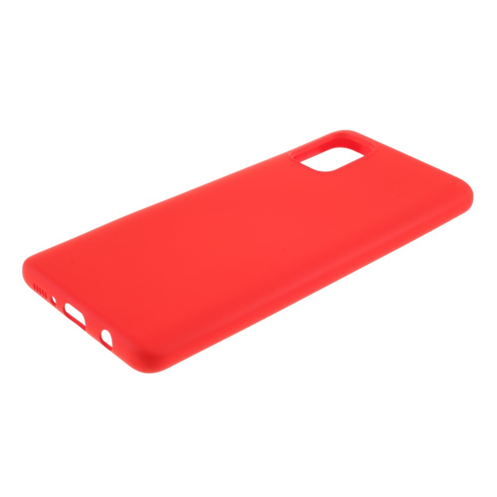 Husa protectie compatibila cu Samsung A51 Liquid Silicone Case Rosu [5]