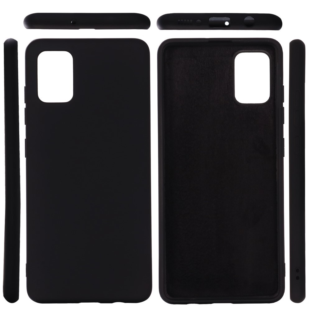 Husa protectie compatibila cu Samsung A71 Liquid Silicone Case Rosu [11]