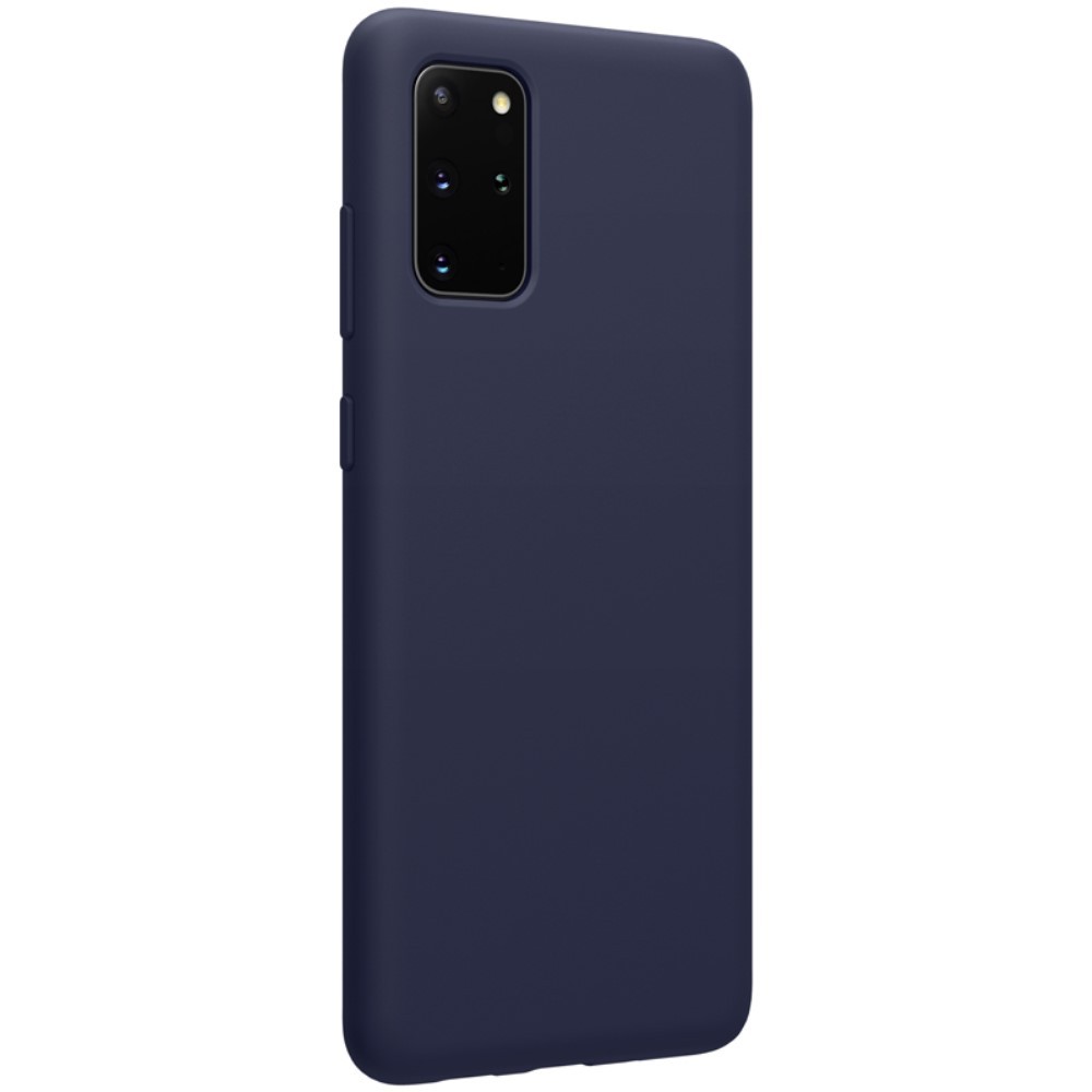 Husa protectie compatibila cu Samsung S20 Liquid Silicone Case Albastru inchis [4]