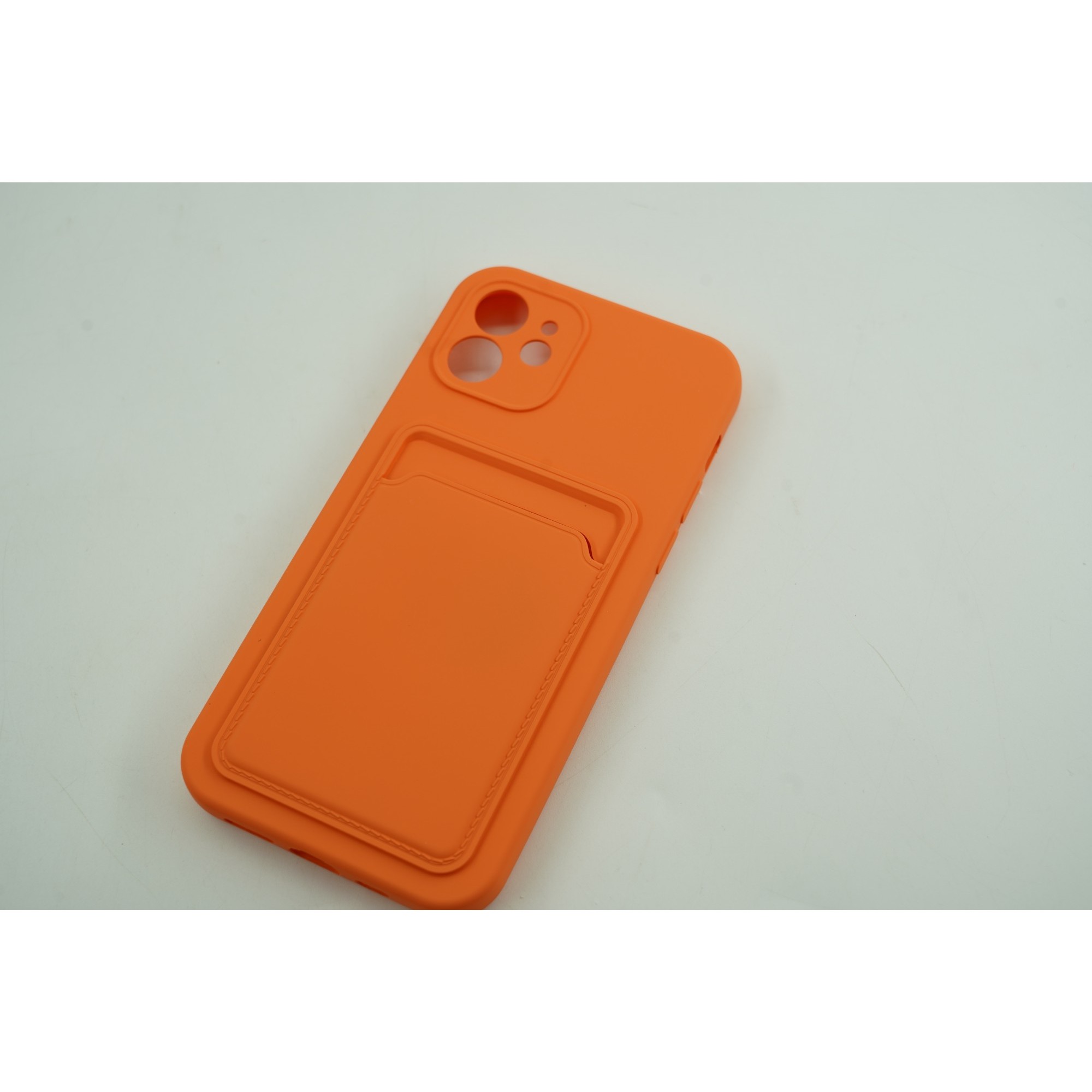 Husa protectie cu suport card compatibila cu Samsung A72 Portocaliu [4]