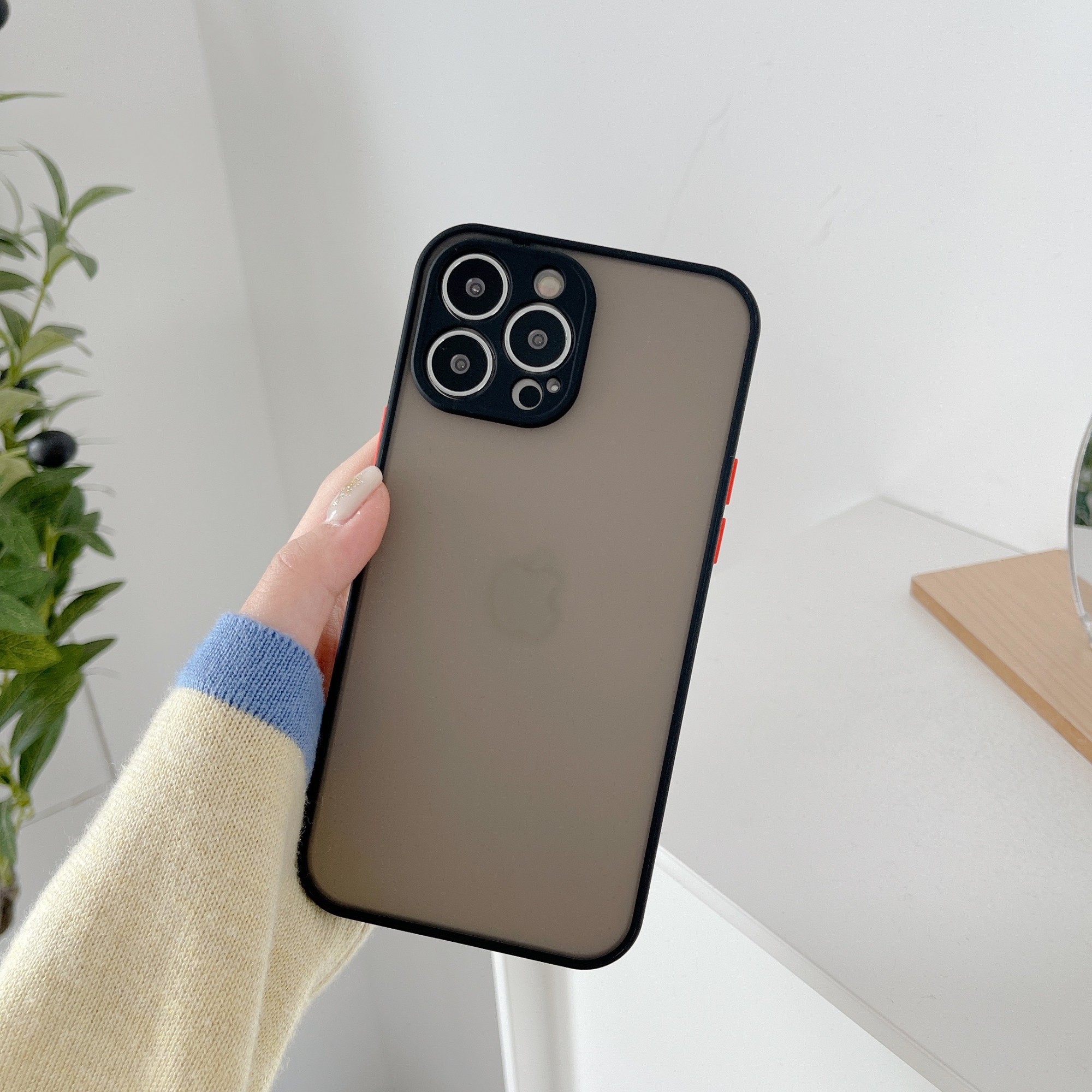 Husa protectie compatibila cu Apple iPhone 13 Pro Phantom Tpu Negru [2]