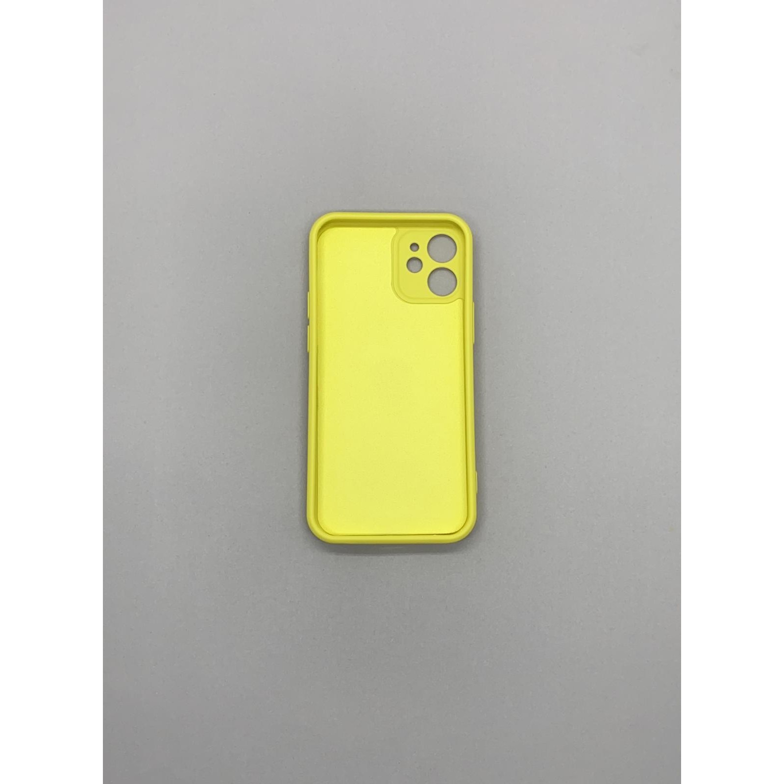 Husa protectie compatibila cu Apple iPhone 12 Mini Liquid Silicone Ring cu suport rotativ Galben [6]