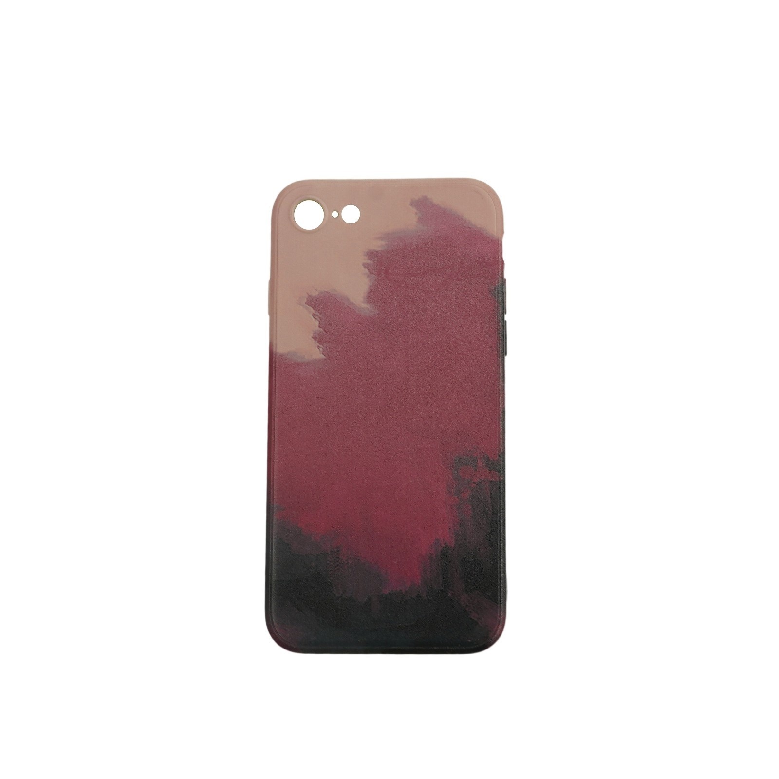 TPU Ombre - Husa protectie compatibila cu Apple iPhone 11 Tpu Ombre, Negru/Mov/Roz