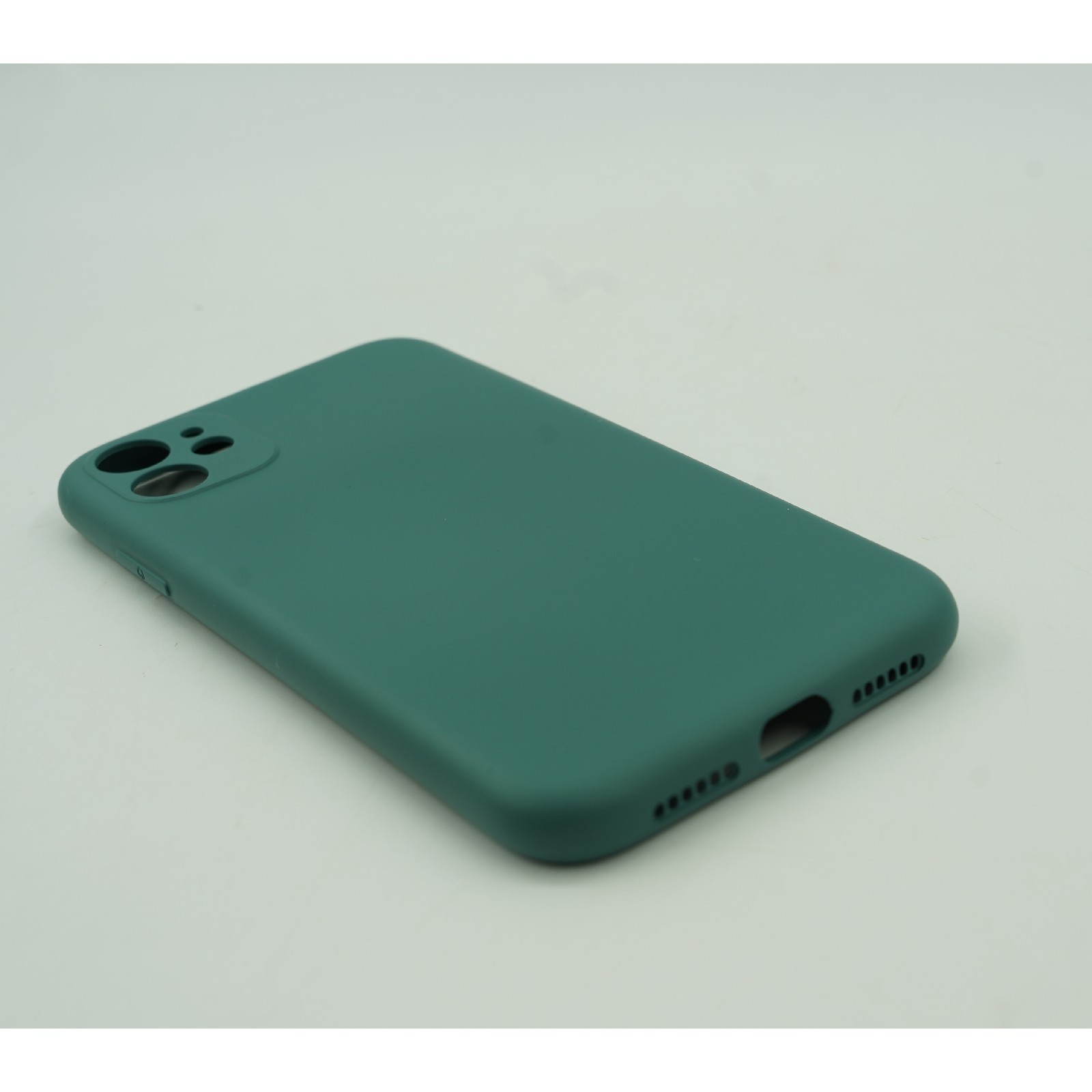 Husa protectie compatibila cu Samsung A12 Liquid Silicone Case Verde [6]