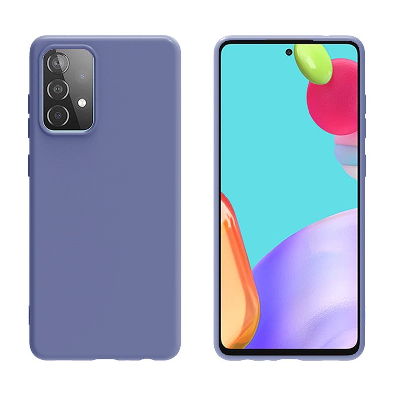 Husa protectie compatibila cu Samsung Galaxy S21 Ultra Liquid Silicone Case Mov [3]