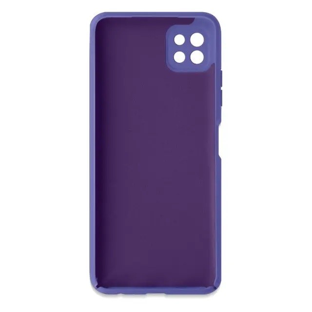 Husa protectie pentru Samsung A22 5G Liquid Silicone Mov [2]