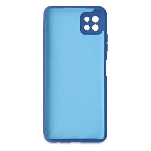 Husa protectie pentru Samsung A22 5G Liquid Silicone Albastru Inchis [2]