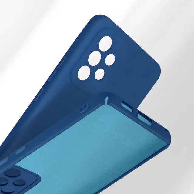 Husa protectie pentru Samsung A53 5G Liquid Silicone Albastru Inchis [6]