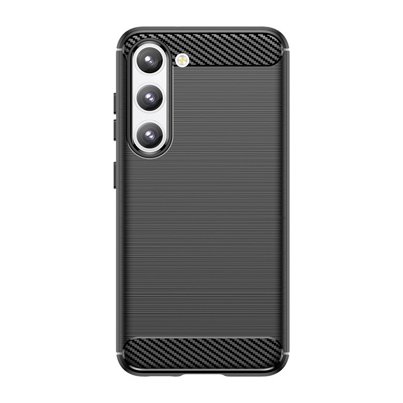 Husa Protectie, , Husa de Protectie pentru Samsung Galaxy S23 FE, din TPU cu element de Carbon, Negru [1]