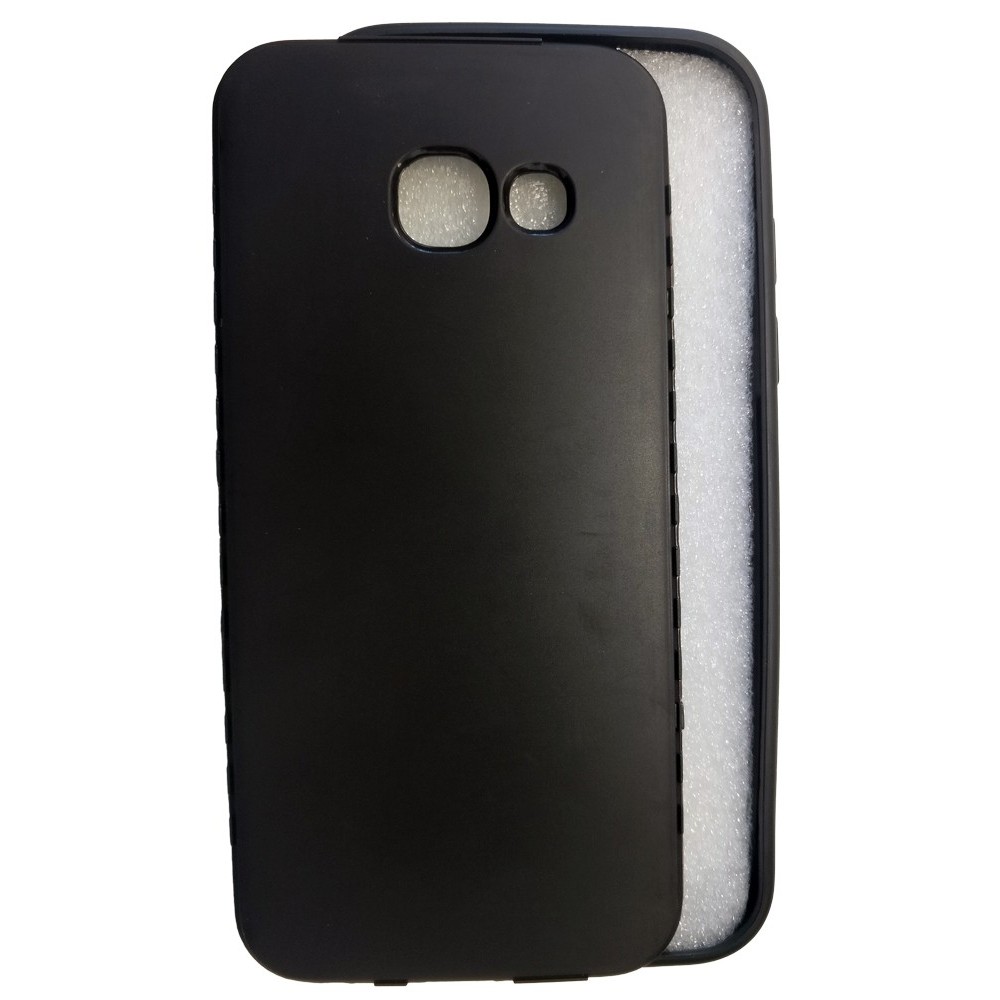 Husa Samsung Galaxy A3 2017 Full Silicone Negru [3]