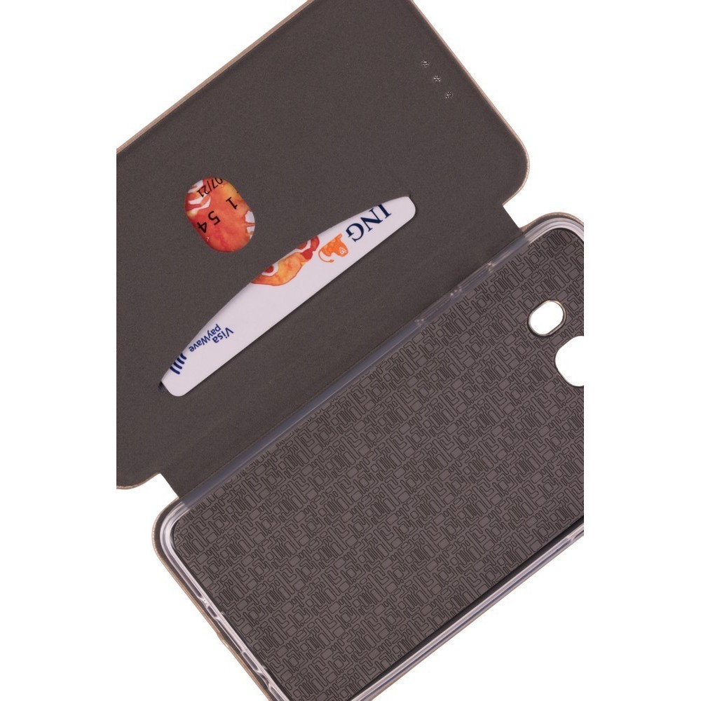 Husa de protectie compatibila cu Samsung Galaxy A3 2017 Magnet Book Case Auriu [5]