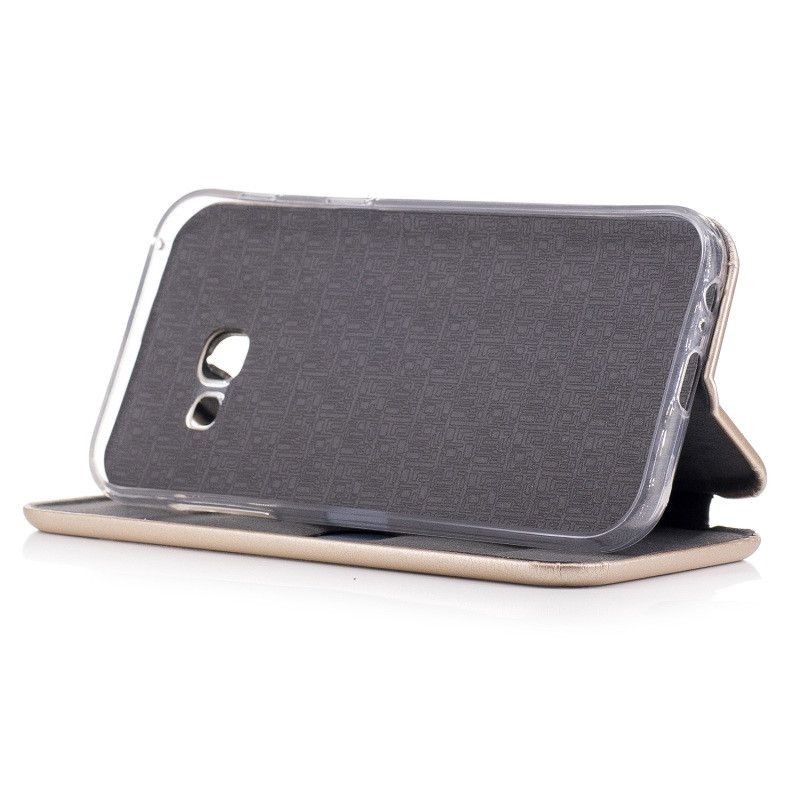 Husa de protectie compatibila cu Samsung Galaxy A3 2017 Magnet Book Case Rosu [3]