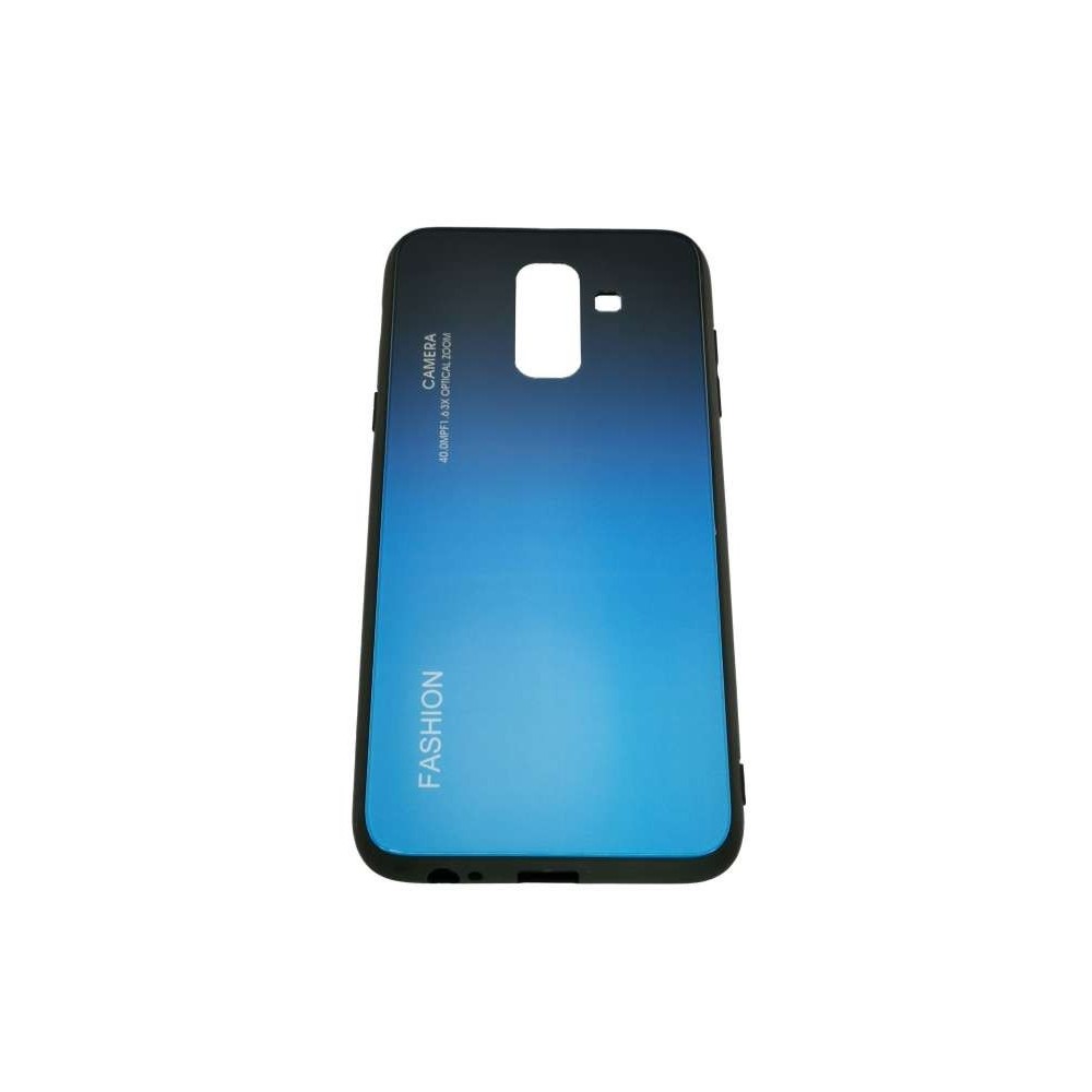 Hybrid Back Degrade - Husa Samsung Galaxy A6 Plus 2018 Hybrid Back Degrade, Albastru