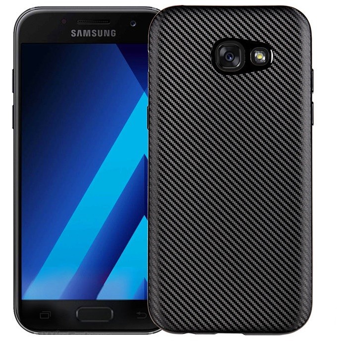 Husa Samsung Galaxy A7 2017 i-Zore Carbon Fiber Negru [3]