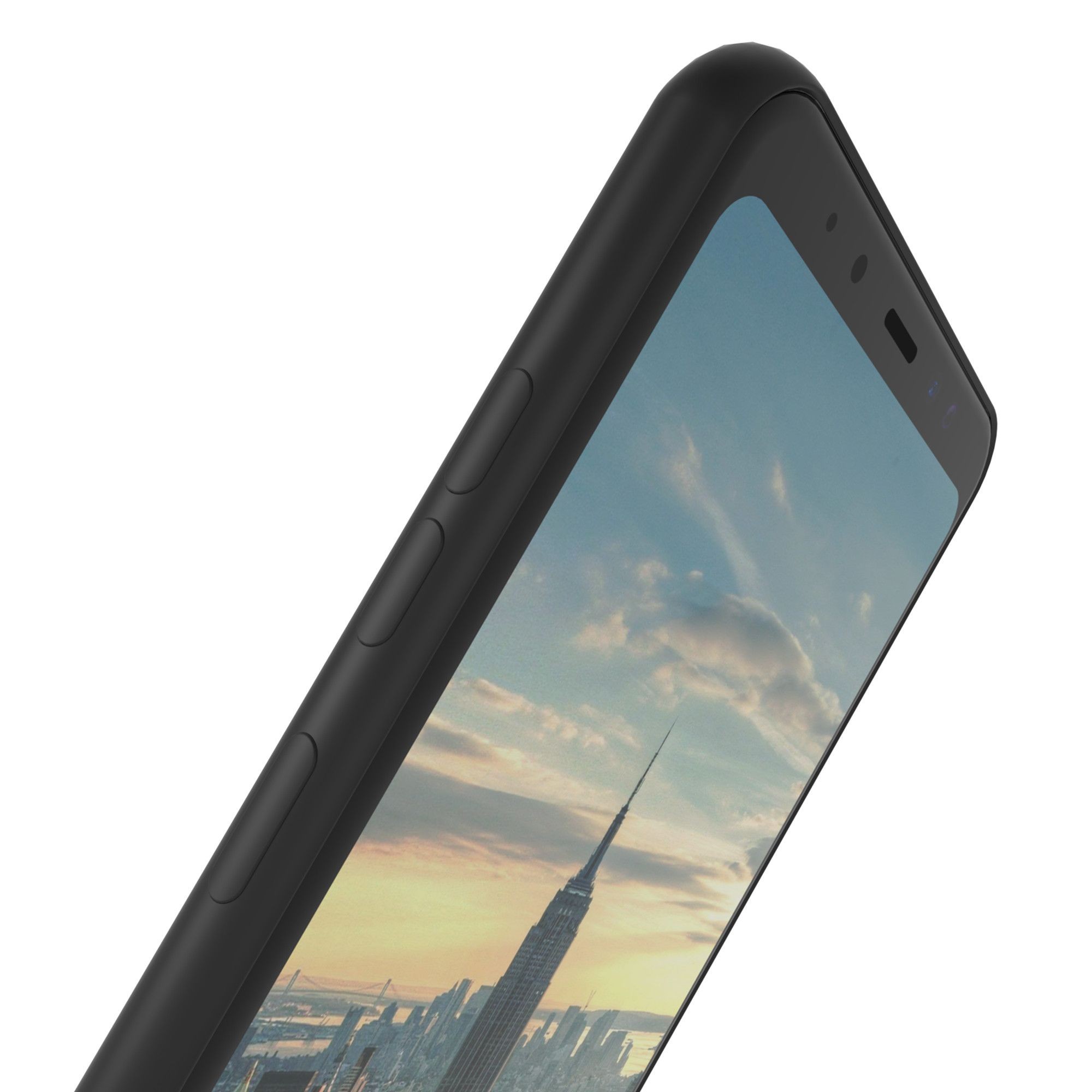 Husa Samsung Galaxy A8 2018 Luxury Case Negru [4]