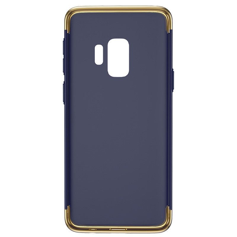 Husa Samsung Galaxy S9 Luxury Plating 3 in 1 Albastru [6]