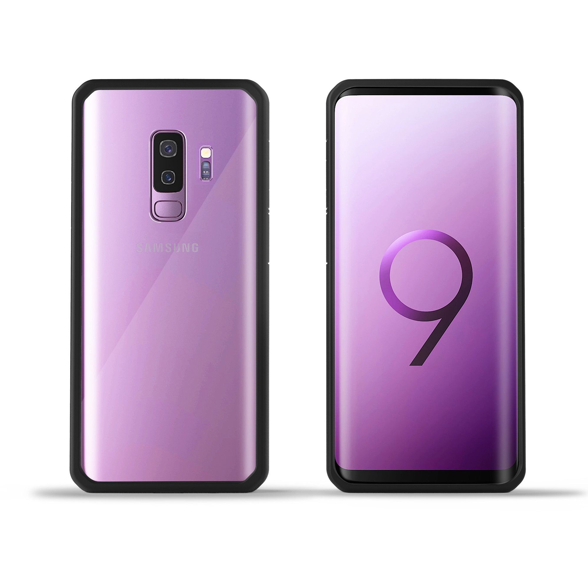 Husa Samsung Galaxy S9 Plus shockproof acrylic Negru [7]
