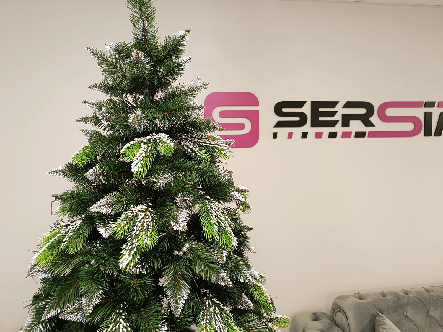 Brad artificial Christmas Deluxe by Sersimo, Diamant, 2D+3D, 250cm [8]