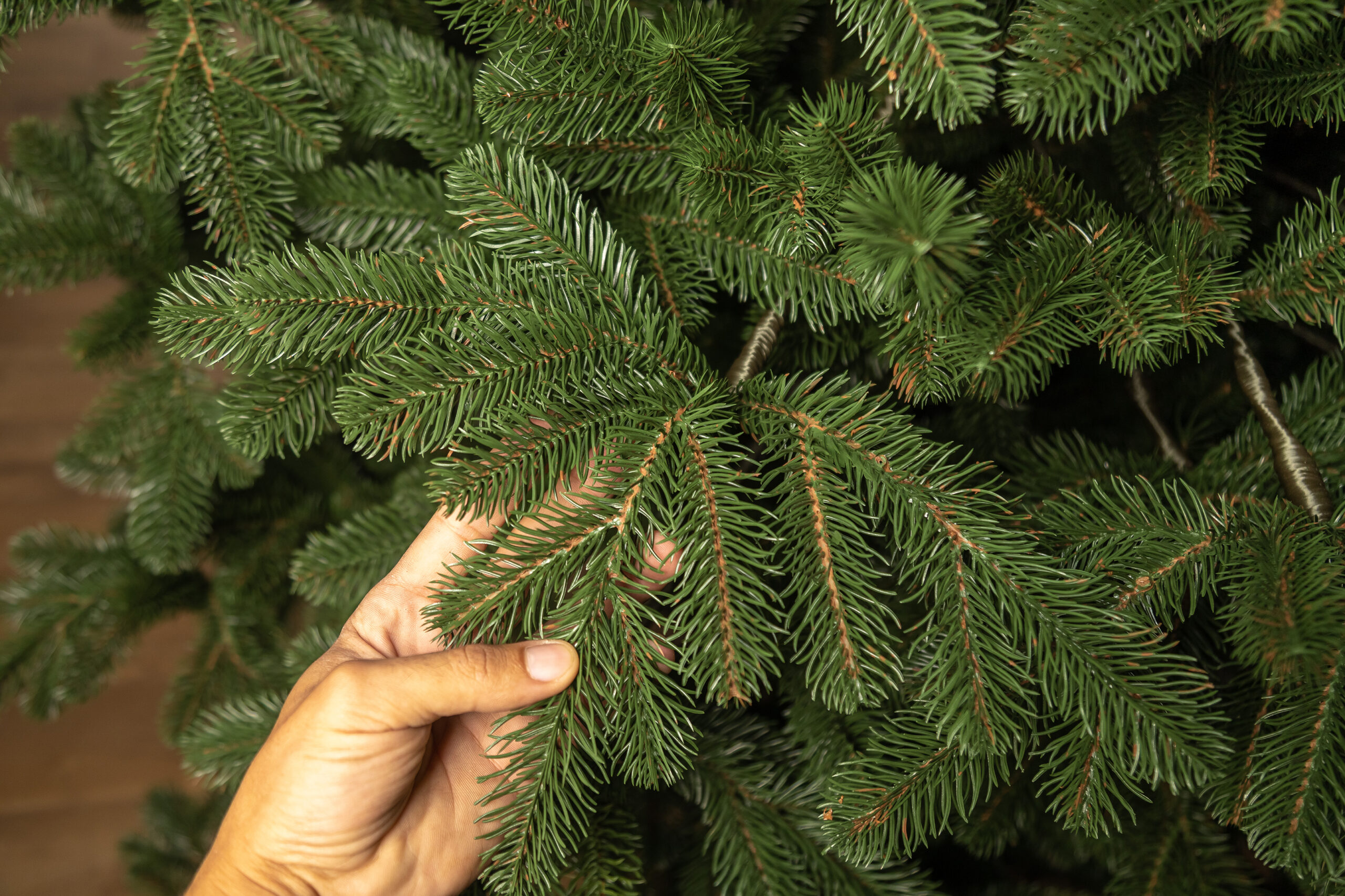 Brad artificial Christmas Deluxe by Sersimo, Kovalivka Select, integral 3D, 230cm [26]