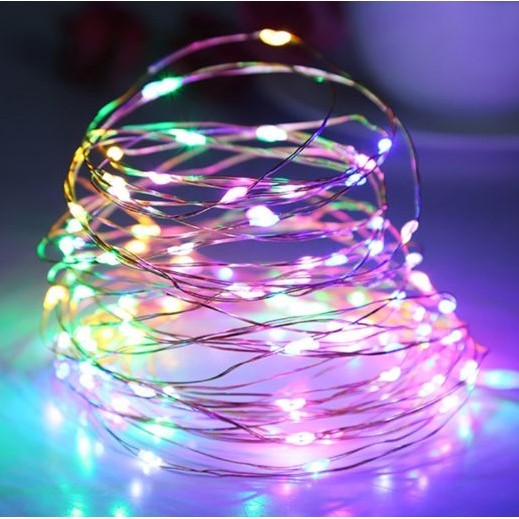 Liniar / Sir - Instalatie Craciun, 15 metri, 150 LED-uri, multicolor RGB, sincronizare muzica, telecomanda 8 functii, USB, fir cupru, liniar, interior/exterior, 