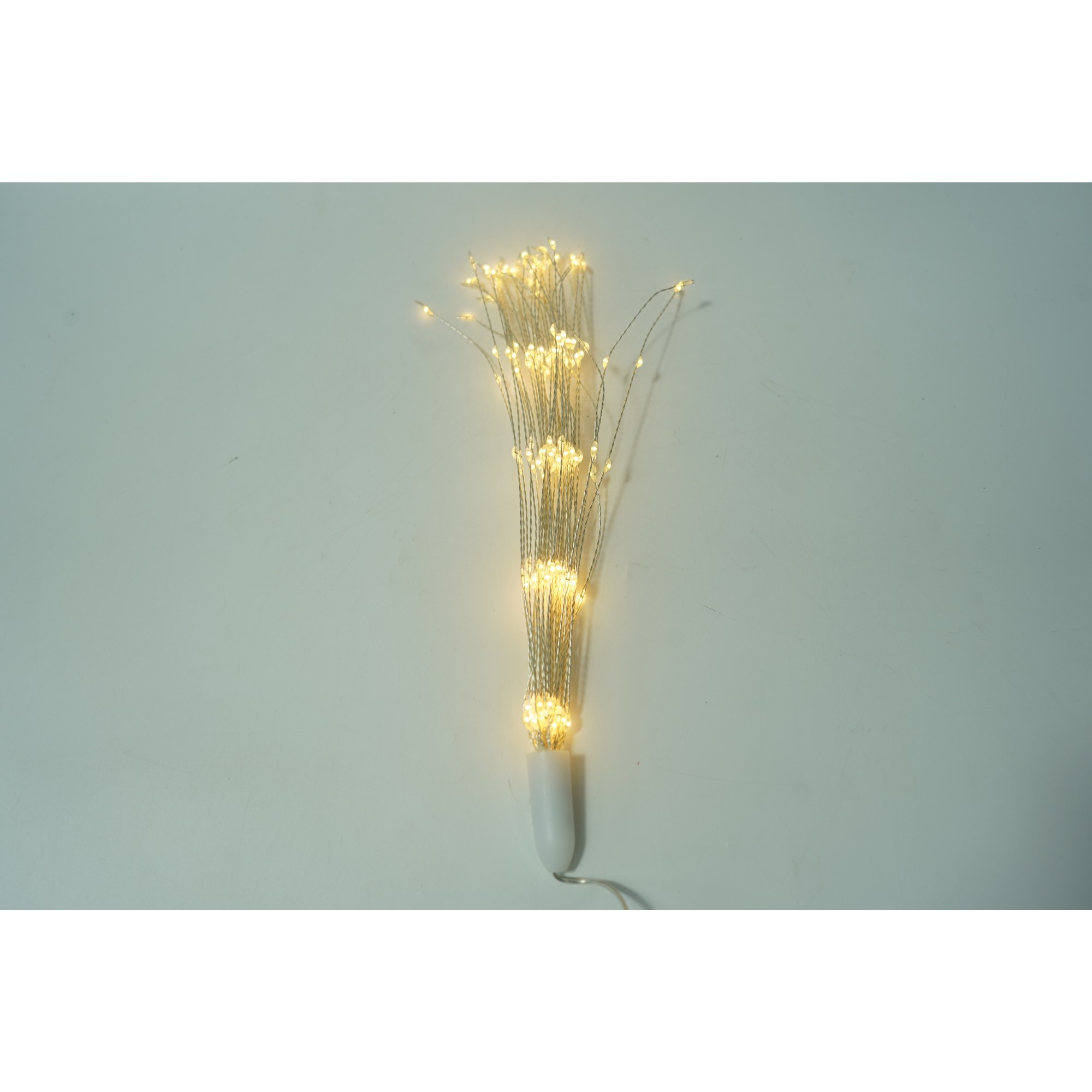 Instalatie Craciun, , 200 LED-uri, Telecomanda 8 functii, Incarcare Solara, Explozie Fireworks, Fir Cupru, interior/exterior, Alb Cald [6]