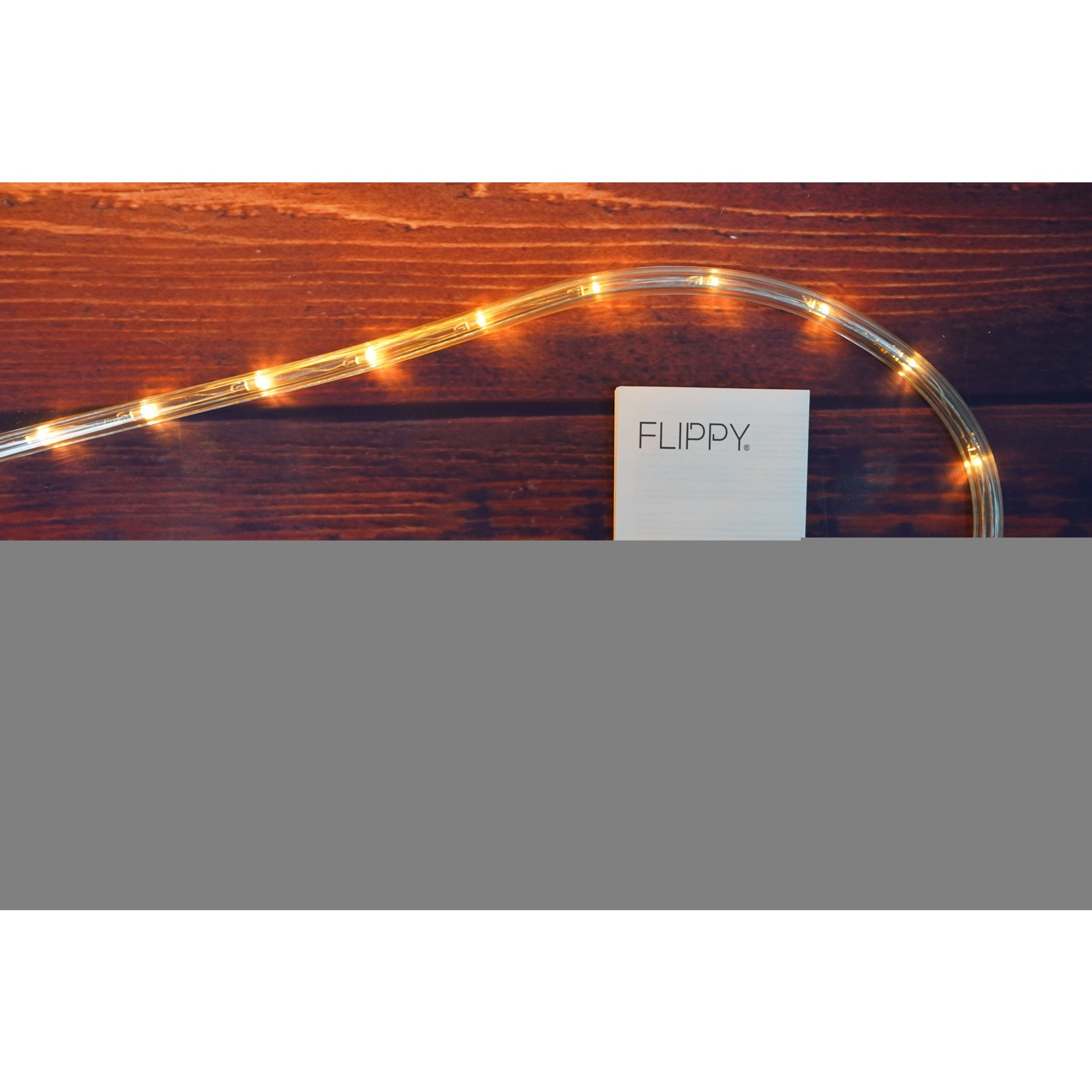 Instalatie Craciun, 40 m, 960 Led-uri ,Furtun Luminos, Alb cald, 8 jocuri de lumini, Transformator, Sectionabila, 220 V,  [4]