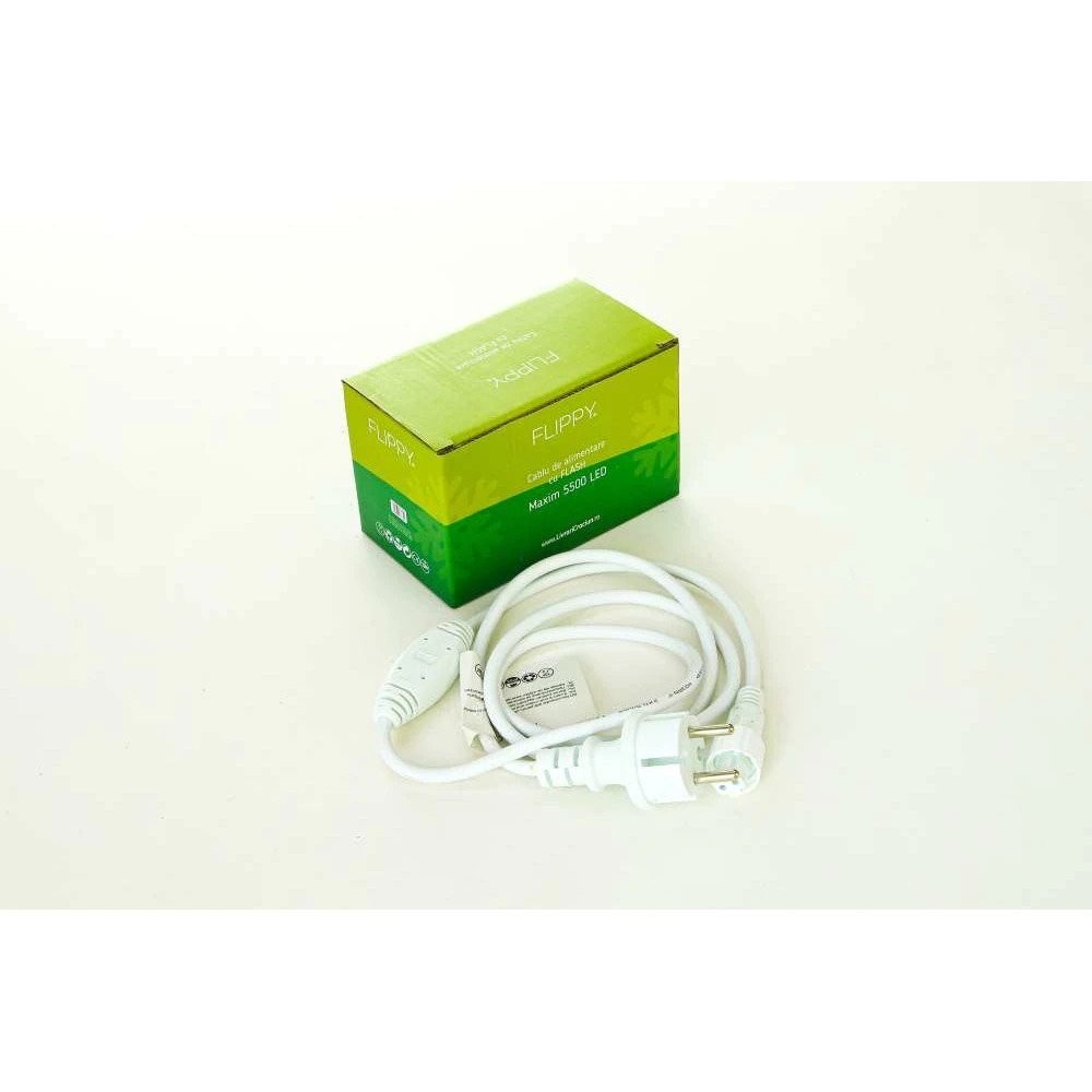 Instalatie Craciun, 45 m, Led-uri ,Franjuri, Alb rece, Flash, Alimentator, Interconectabila, Fir Transparent Cauciucat, 220v,  [6]