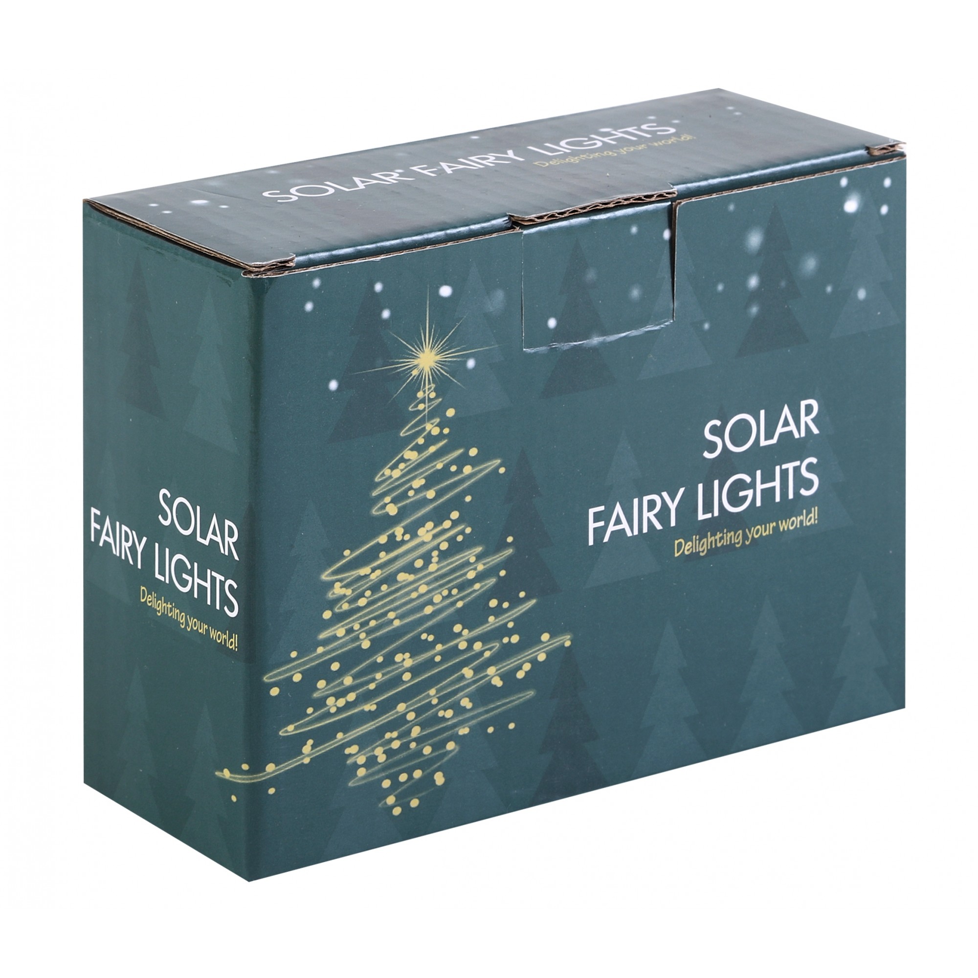 Instalatie Craciun, 5 metri, 50 de LED-uri, alb cald, cu energie solara, fir de cupru, liniar, interior/exterior,  [8]