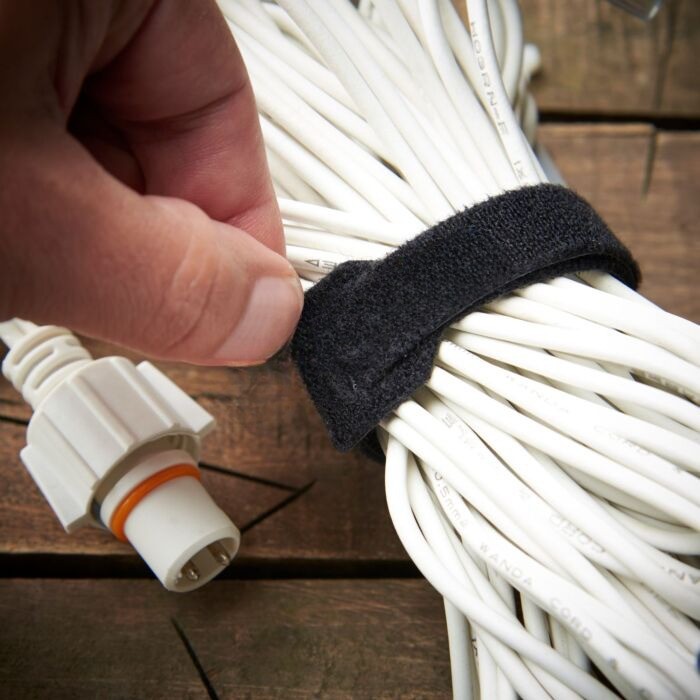 Instalatie Craciun, 60 m, Led-uri ,Franjuri, Alb rece, Flash, Alimentator, Interconectabila, Fir Transparent Cauciucat, 220v,  [10]