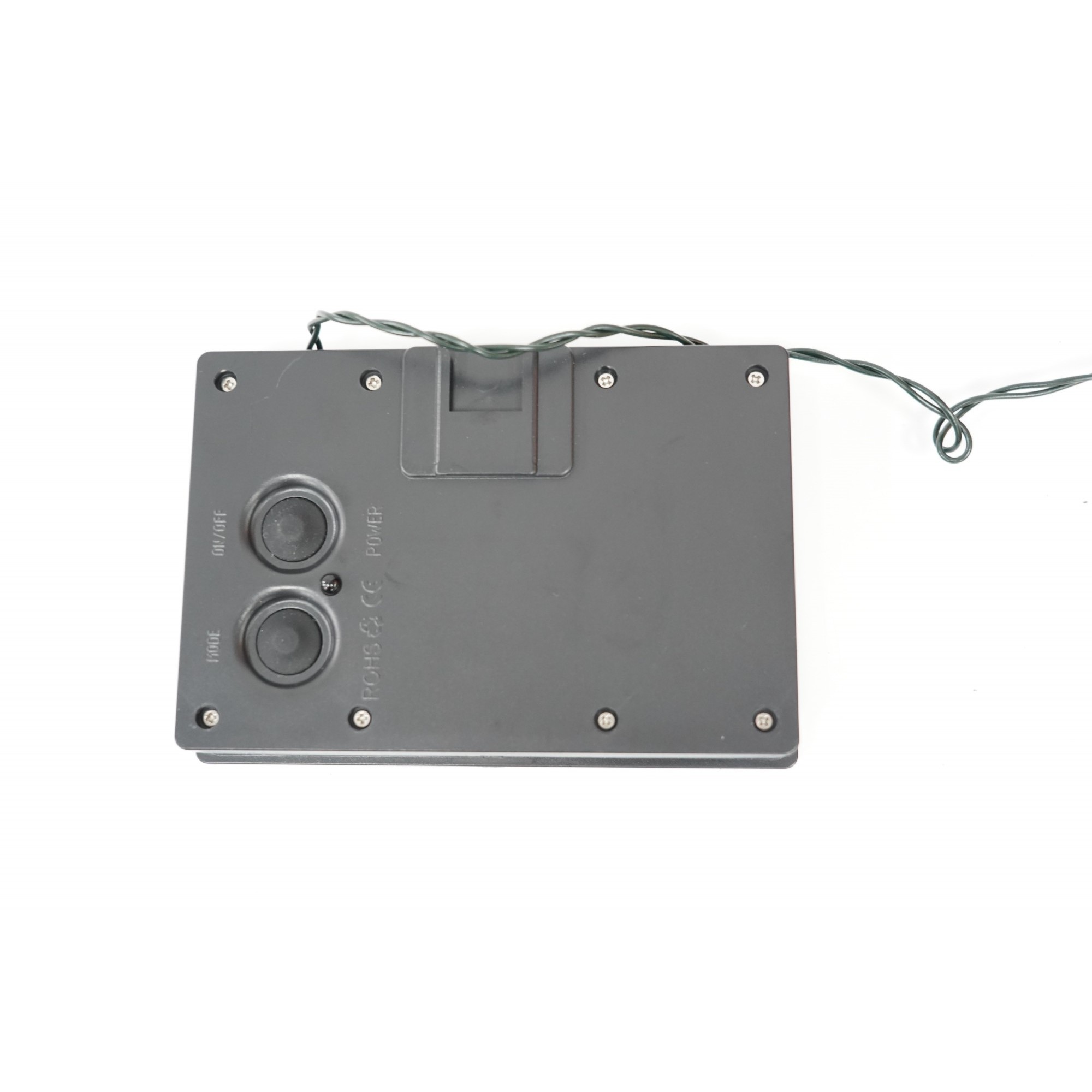 Instalatie Craciun, 8 metri, 50 de LED-uri, alb cald, telecomanda 8 functii, cu energie solara, fir negru, liniar, interior/exterior,  [9]