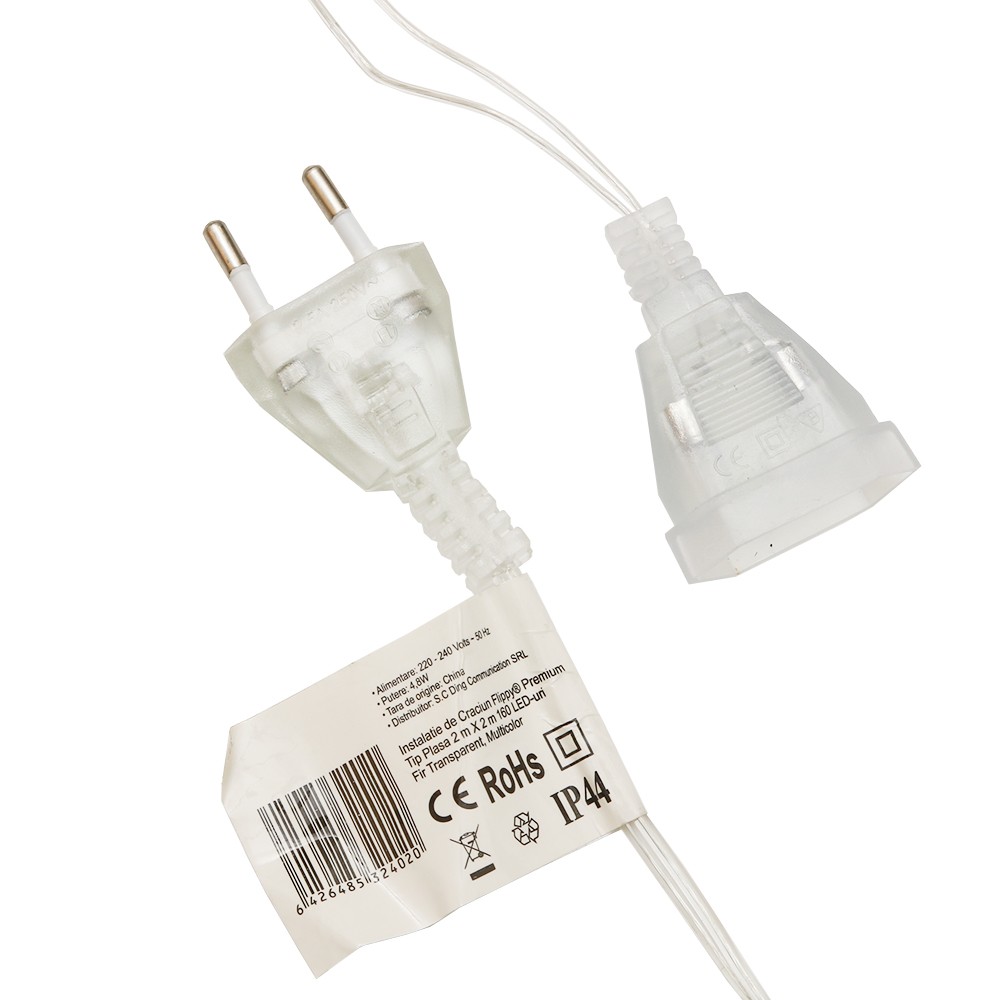 Instalatie de Craciun, ®, Tip Plasa, 2 x 2 m, 160 LED-uri, Interconectabila, Multicolor [6]