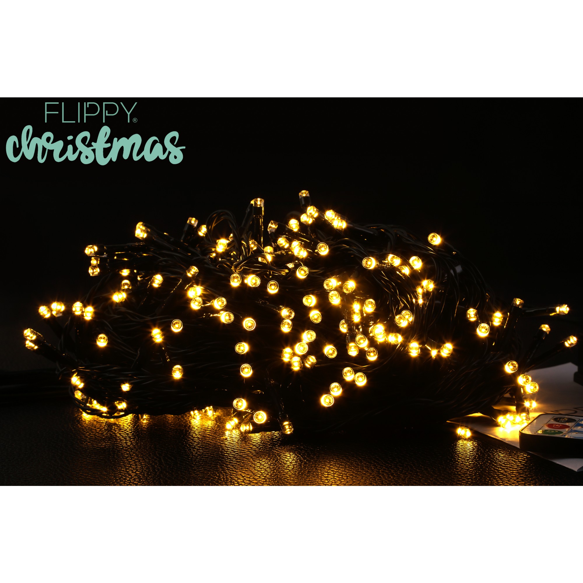 Instalatie luminoasa de Craciun cu LED, 300 LED-uri, 32 metri lungime, 8 programe, interior/exterior, incarcare solara, alb cald,  [8]