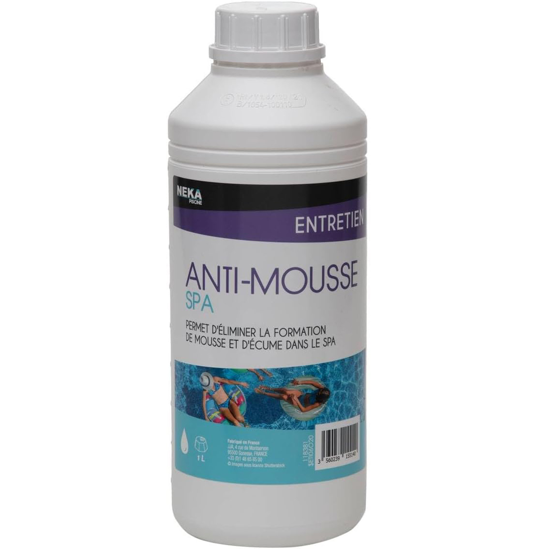 Disponibil livrare locker S - Tratament lichid eliminare spuma si bule pentru SPA, actiune rapida, 1 litru