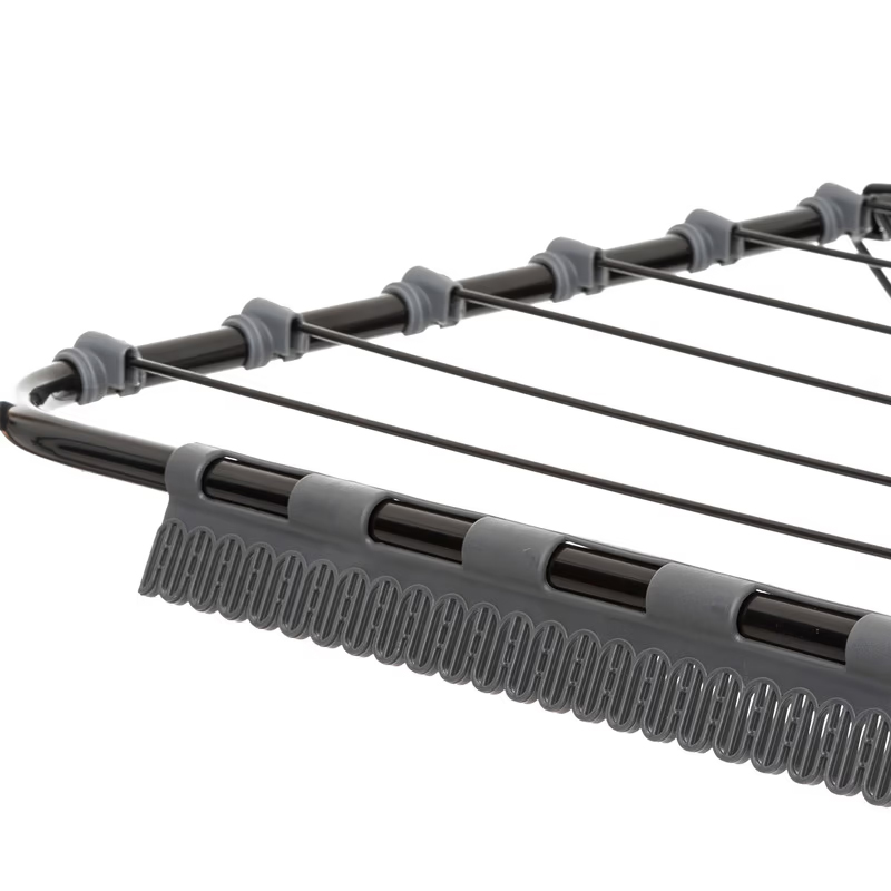 Suport rufe pliabil Atmosphera Mojave cu aripi, otel, 125x60x160 cm, gri [2]