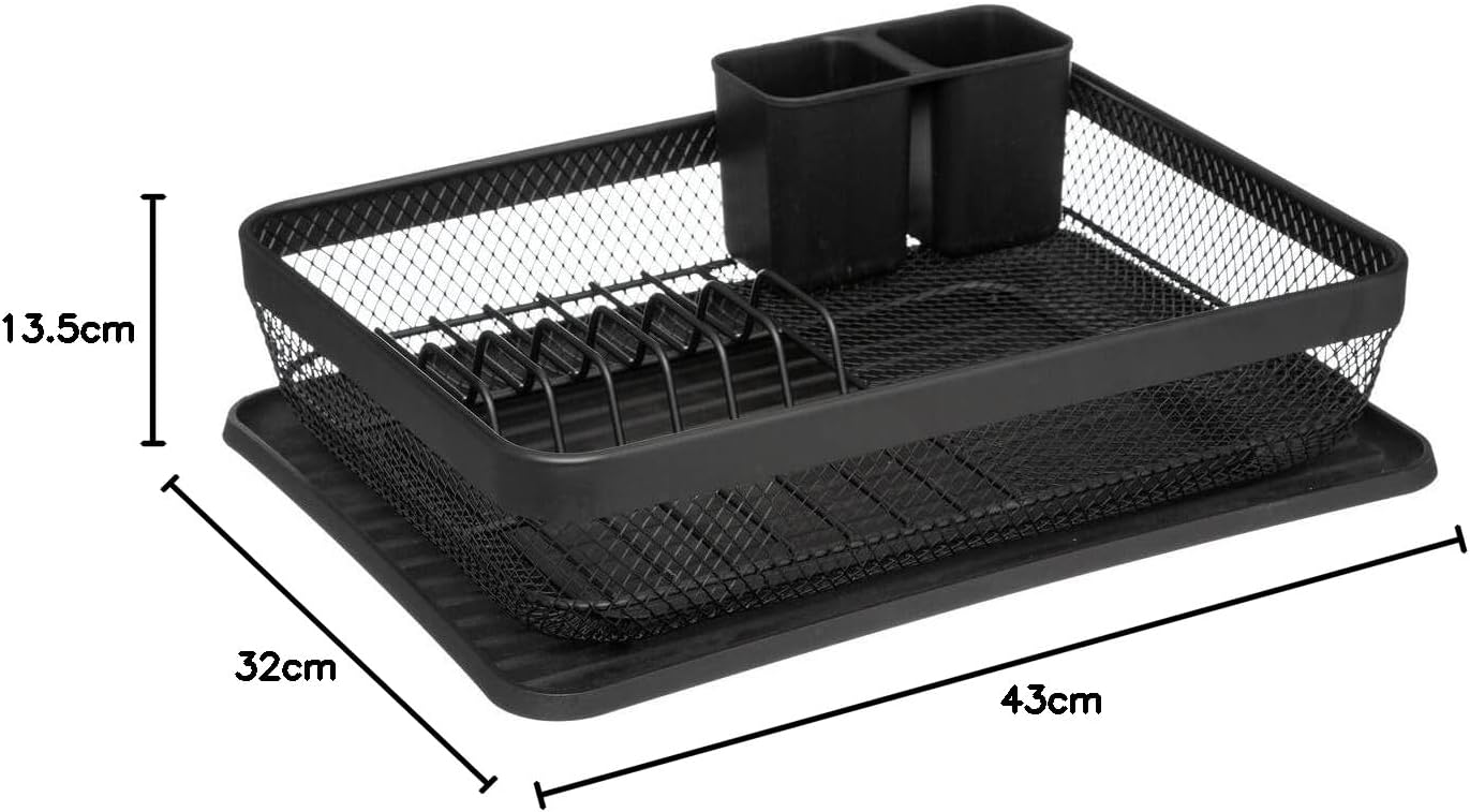 Suport vase 5Five Mayaj cu 1 nivel, otel si plastic, 43x32x13 cm, negru [4]