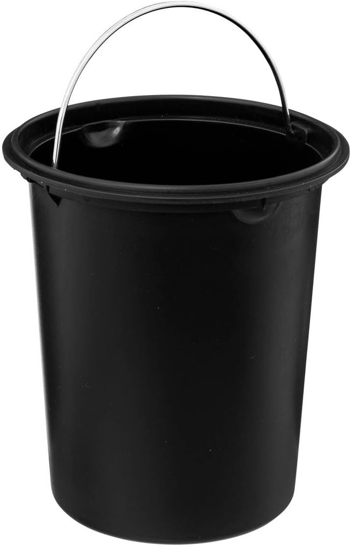 Cos gunoi 5Five Colors Colors cu pedala si inchidere soft-close, otel, 3 L, 23x23x17 cm, negru [2]