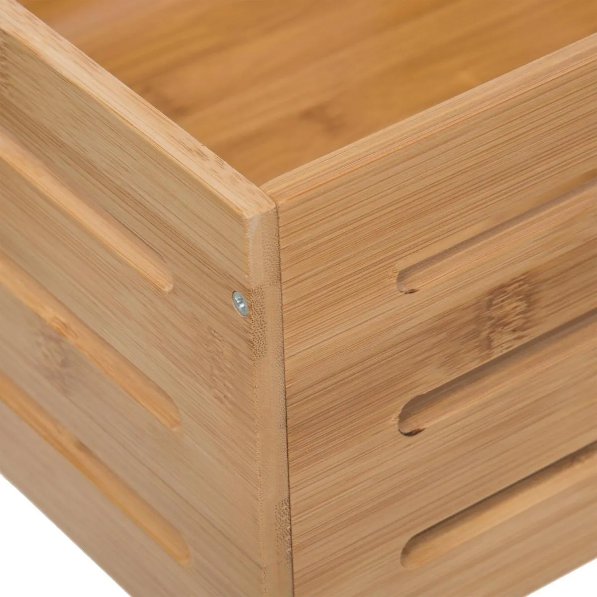 Cos depozitare 5Five din bambus masiv, 15x31x15 cm, natur [2]